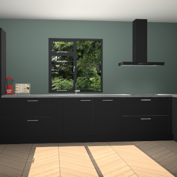 Zwarte keuken Lille 53831