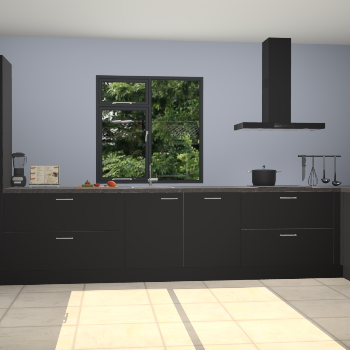 Zwarte keuken Lille 53838