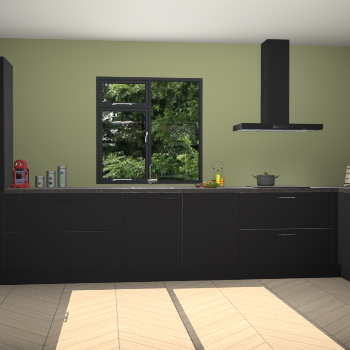 Zwarte keuken Lille 53840