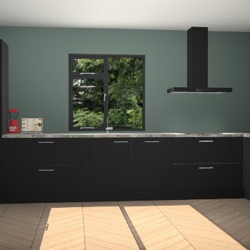 Zwarte keuken Lille 53843