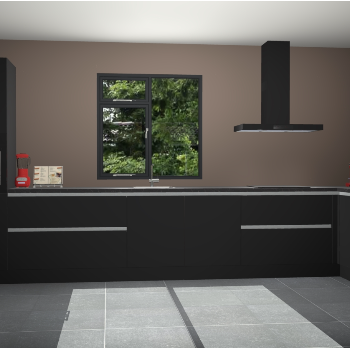 Zwarte greeploze keuken Lille 53858