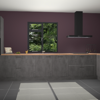 Beton antraciet keuken Lille 54047