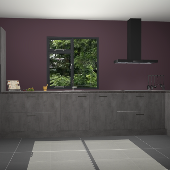 Beton antraciet keuken Lille 54069