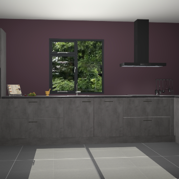 Beton antraciet keuken Lille 54087