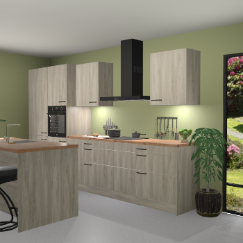 Vuren keuken Spanje 55928