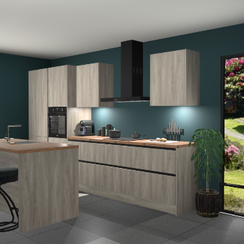 Greeploze vuren keuken Spanje 55930