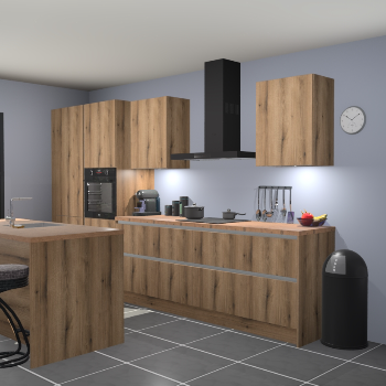 Greeploze Gouden eiken keuken Spanje 56213