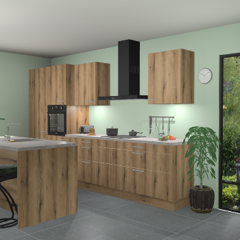 Gouden eiken keuken Spanje 56235