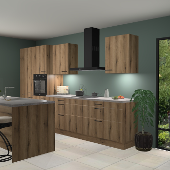 Gouden eiken keuken Spanje 56238