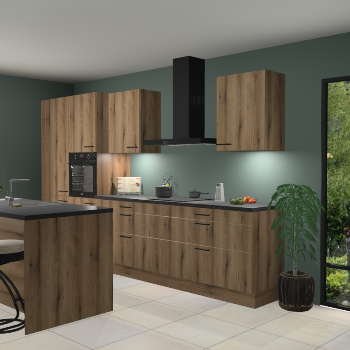 Gouden eiken keuken Spanje 56244