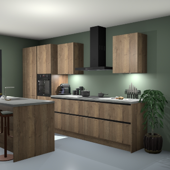 Greeploze Chocolade eiken keuken Spanje 56307