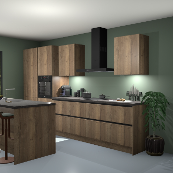 Greeploze Chocolade eiken keuken Spanje 56313