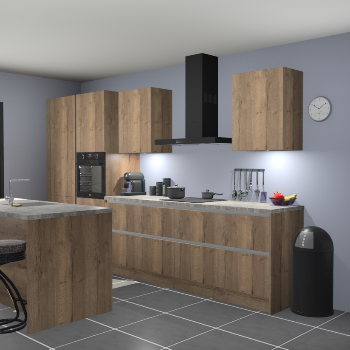 Greeploze Chocolade eiken keuken Spanje 56316