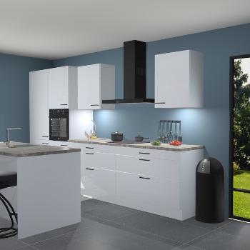 Sneeuwwitte hoogglans keuken Spanje 56408