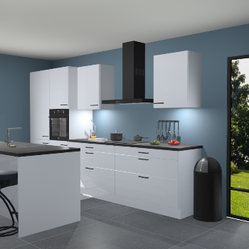 Sneeuwwitte hoogglans keuken Spanje 56420