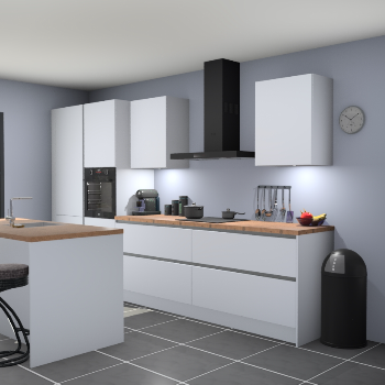 Greeploze Sneeuwwitte keuken Spanje 56764