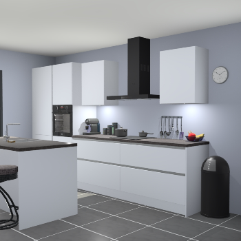 Greeploze Sneeuwwitte keuken Spanje 56784