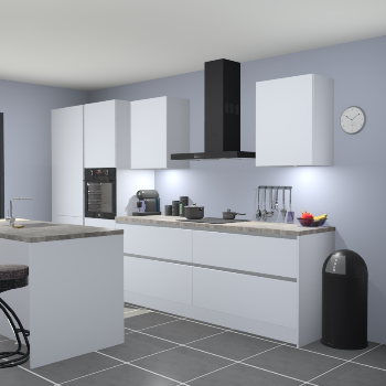 Greeploze Sneeuwwitte keuken Spanje 56790