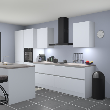 Greeploze Sneeuwwitte keuken Spanje 56796