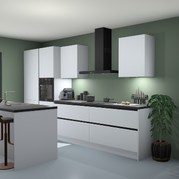 Greeploze Sneeuwwitte keuken Spanje 56806