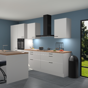 Zijdegrijze keuken Spanje 56835