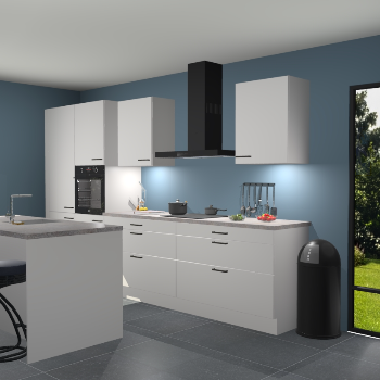 Zijdegrijze keuken Spanje 56860