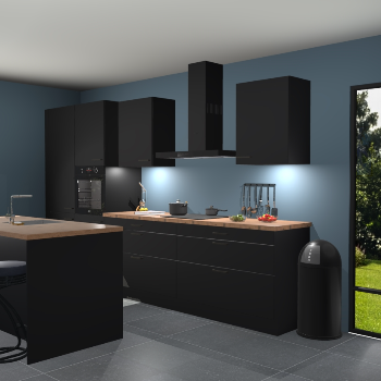 Zwarte keuken Spanje 57039