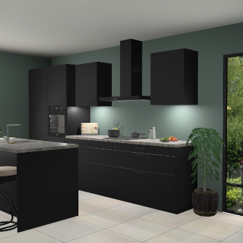 Zwarte keuken Spanje 57071