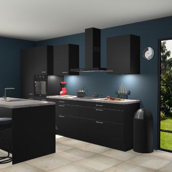 Zwarte keuken Spanje 57075