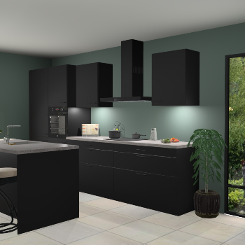 Zwarte keuken Spanje 57077