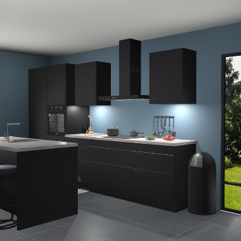 Zwarte keuken Spanje 57078