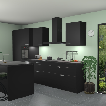 Zwarte keuken Spanje 57080