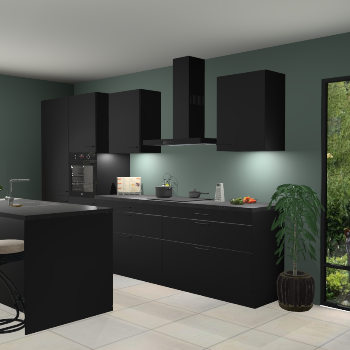 Zwarte keuken Spanje 57083