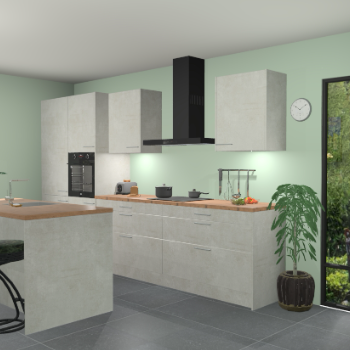 Beton opaal keuken Spanje 57089