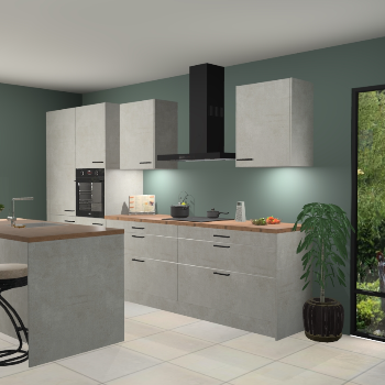 Beton opaal keuken Spanje 57092