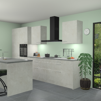 Beton opaal keuken Spanje 57101