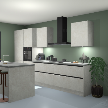 Greeploze Beton opaal keuken Spanje 57106