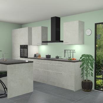 Beton opaal keuken Spanje 57107