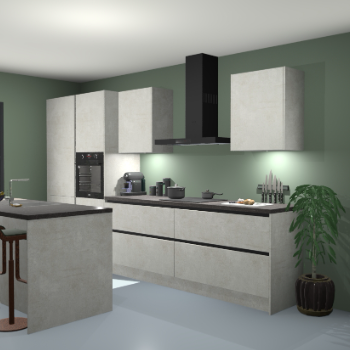 Greeploze Beton opaal keuken Spanje 57112