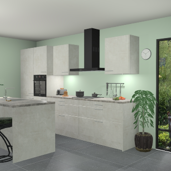 Beton opaal keuken Spanje 57113