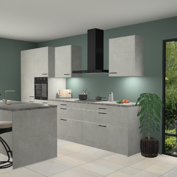 Beton opaal keuken Spanje 57116