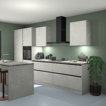 Greeploze Beton opaal keuken Spanje 57118