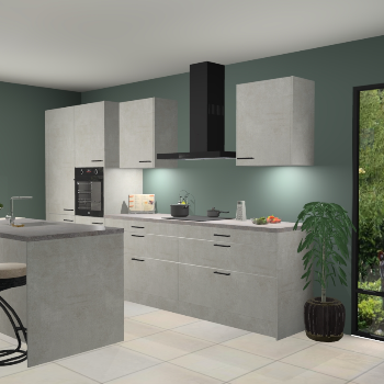 Beton opaal keuken Spanje 57122