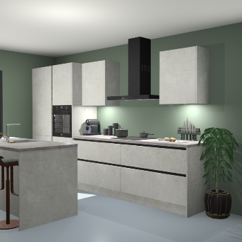 Greeploze Beton opaal keuken Spanje 57124