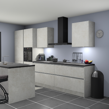 Greeploze Beton opaal keuken Spanje 57127