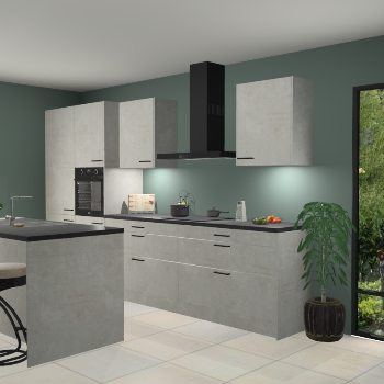 Beton opaal keuken Spanje 57128