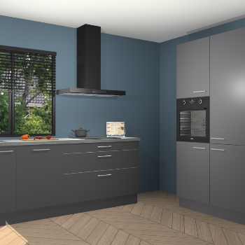 Onyxgrijze keuken Monaco 58958