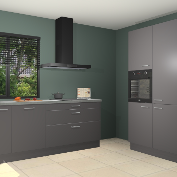 Onyxgrijze keuken Monaco 58959