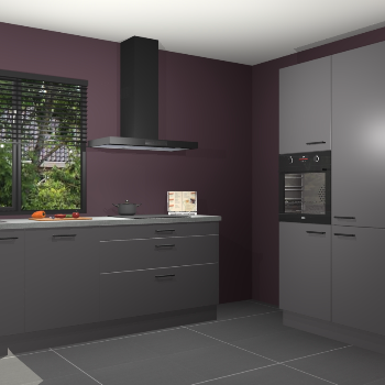 Onyxgrijze keuken Monaco 58961