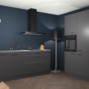 Onyxgrijze keuken Monaco 58962